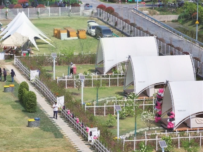 “青村如城·活力萬帳”如皋市帳篷露營季啟動