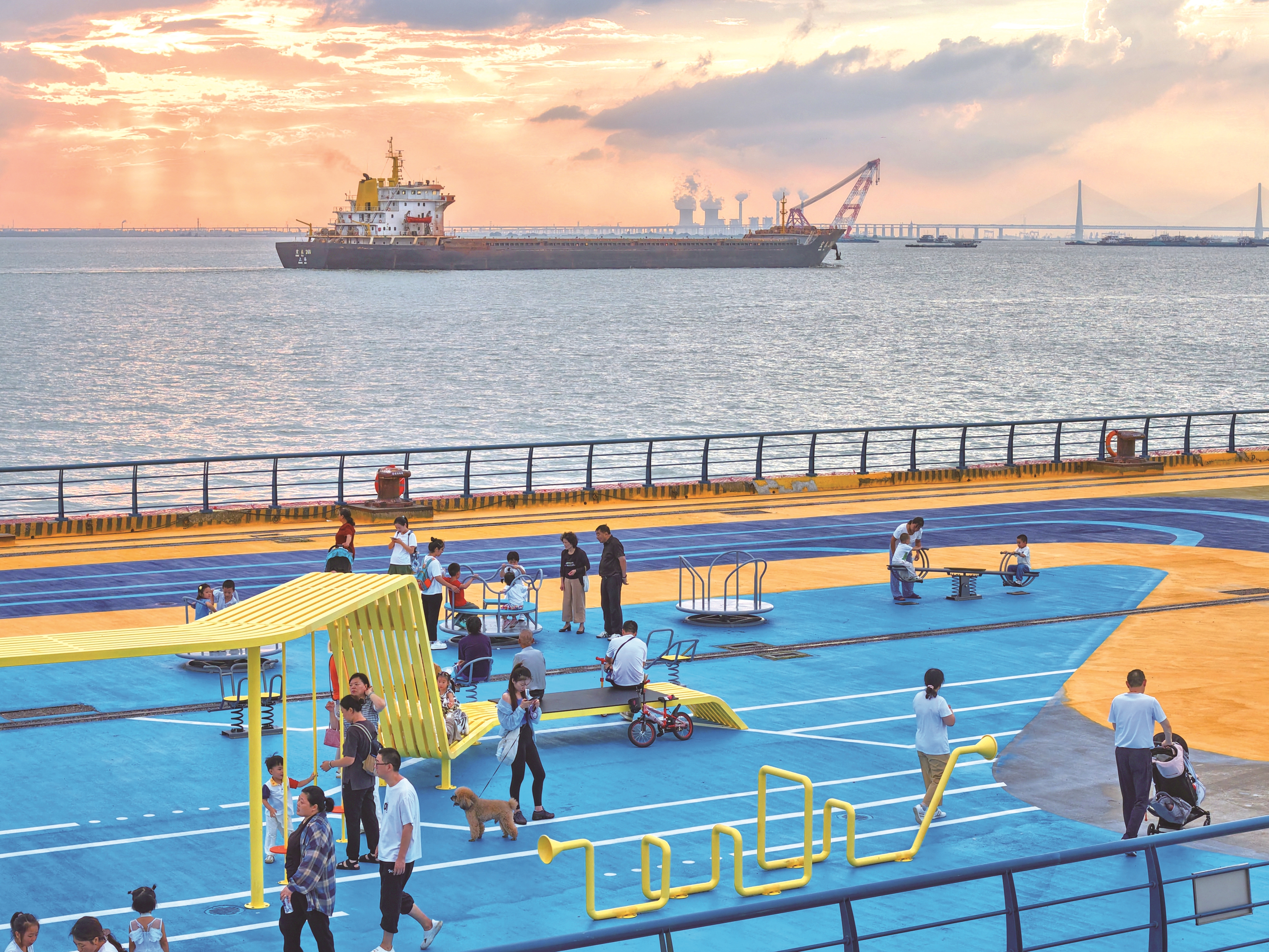 南通長(zhǎng)江體育公園成熱門(mén)打卡地